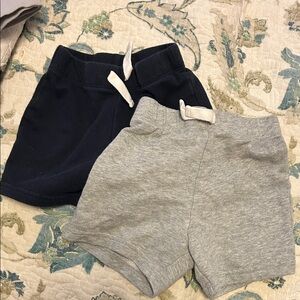 The Children's Place Navy and Gray Shorts Set